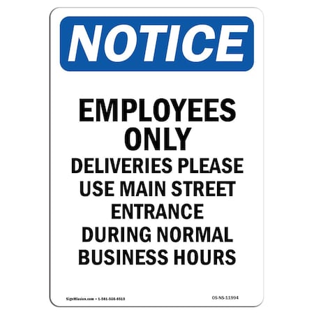 OSHA Notice, 5 Height, 7 Width, Decal